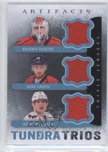 2013-14 Upper Deck Artifacts Tundra Trios Braden Holtby Mike Green Alex Ovechkin