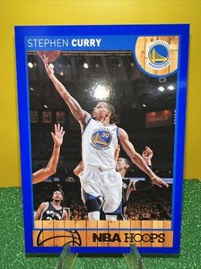 STEPHEN CURRY #124 2013-14 Panini NBA Hoops BLUE BORDER WARRIORS 💎