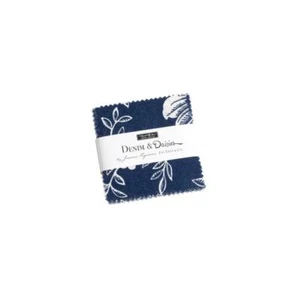 Denim & Daisies by Fig Tree & Co. - Moda Mini Charm Pack 42pc - Picture 1 of 7