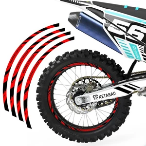 21" 18" A01B Stripe Dirt Bike Wheel Rim Stickers For Honda CRF 450L 19-20 - Imagen 1 de 14