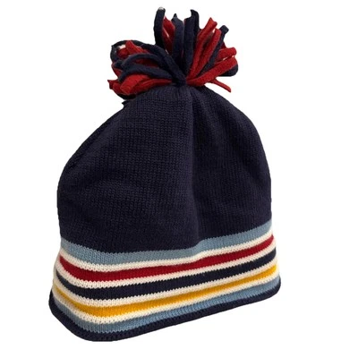 复古 2000 年代 Gymboree Beanie 0-6 Mo Pom 帽子尺寸超级可爱从未穿过的婴儿 — 第 1/4 张图片
