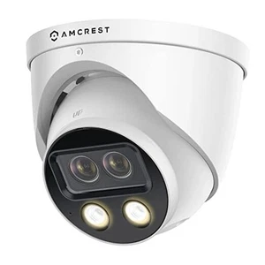  Dual-Lens 4MP AI Outdoor Security Turret IP POE Camera @30fps,  - Picture 1 of 7