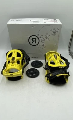 Fijaciones de snowboard K2 SNBD CMPNY de alta potencia negro amarillo con manual Foto 1 de 4