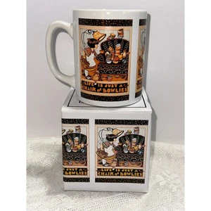Mary Engelbreit Life is Just a Chair of Bowlies Mug with Box Kansas City Ink - Picture 1 of 2