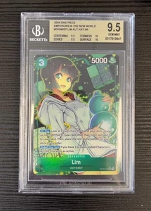 Lim (Alt Art) OP09-037 SR Emperors in the New World ONE PIECE Card Game ENGLISH - Picture 1 of 2
