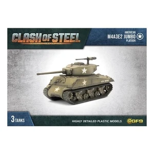 American: M4A3E2 Jumbo Platoon - Brandneu - Clash Of Steel Gale Force Nine - Bild 1 von 1