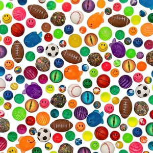 Fun Express Colorful Bouncy Ball Assortment, Bulk 1000 Pieces - Picture 1 of 1