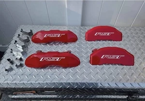 2019-2025 "Chevrolet" Silverado 1500 Front Rear Red MGP Brake Disc Caliper Cover - Picture 1 of 4