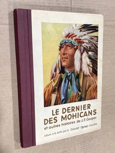 RARE Album chromos Chocolat Cémoi Le dernier des Mohicans TRES BON ETAT 260/300 - Bild 1 von 17