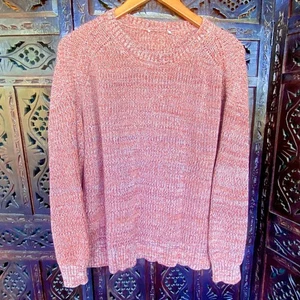Suéter Michael Stars Algodón Orgánico XL Mujer Mármol Naranja Óxido Pullover Otoño - Imagen 1 de 13