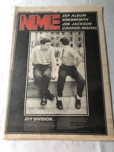 NME magazine August 1979 Iconic Ian Curtis Joy Division cover and article - Picture 1 of 1
