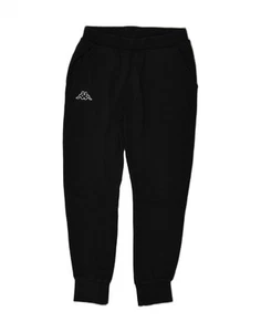 KAPPA Hombre Chándal Pantalones Joggers XS Negro Algodón BN24 - Imagen 1 de 3