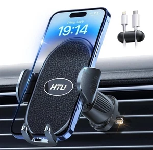 HTU 【Grado Militar】 Soporte para Teléfono de Coche,【Gancho de Acero Más Fuerte y Largo】 Ventilación de Coche - Imagen 1 de 6