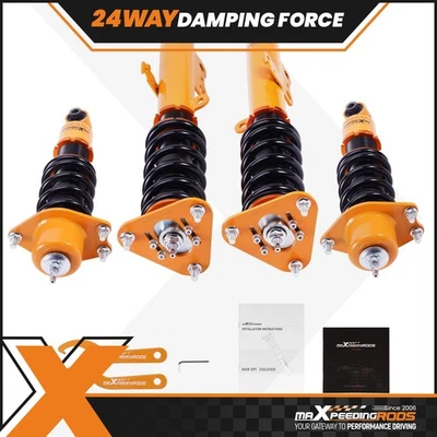 Kit Coilovers 24 Vías Ajustable Amortiguador Amortiguador para Scion tC 2005-2010 ANT10 Foto 1 de 4