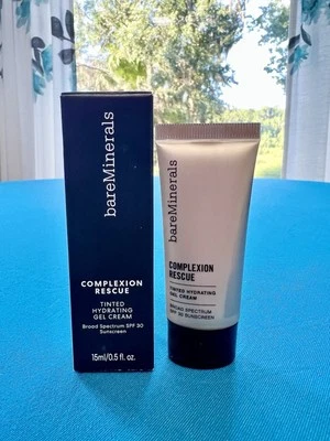 BareMinerals Complexion Rescue Tinted Gel Cream - 3.5 Cashew - 0.5 oz New - Image 1 of 4