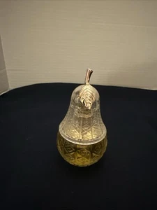 Vintage Avon Glass Pear Lumiere Perfume Cologne Bottle- Bird Of Paradise - Picture 1 of 4