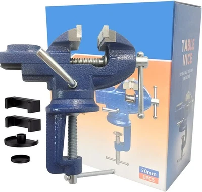 Abrazadera de mesa de carpintería con agarre de tornillo - Vicio de banco pequeño de alta resistencia, nueva mejorada aprox. Foto 1 de 4