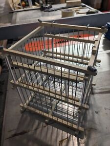 Hand Made By Raul Finch Wooden Bird Trap, Cage attachment, Jaula De Trampa