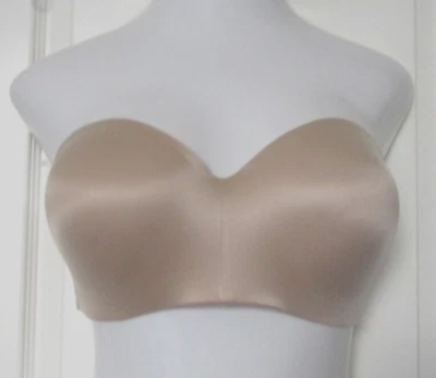 b.tempt'd Strapless Wirefree bra size 34D Style 954281 Beige - Image 1 of 4