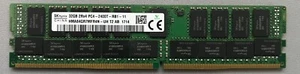 SK Hynix 32GB 2RX4 PC4-2400T-RB1-11 DDR4 ECC Memory RAM for Servers - Afbeelding 1 van 1