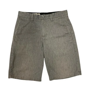 Volcom Shorts Men's Size 30 Gray Corpo Class Flat Front Casual Surfer Skater - Picture 1 of 8