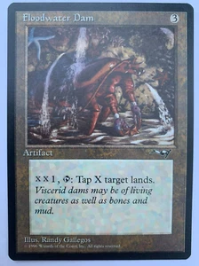 FLOODWATER DAM - MAGIC THE GATHERING - ALLIANCES - RARE - Picture 1 of 2
