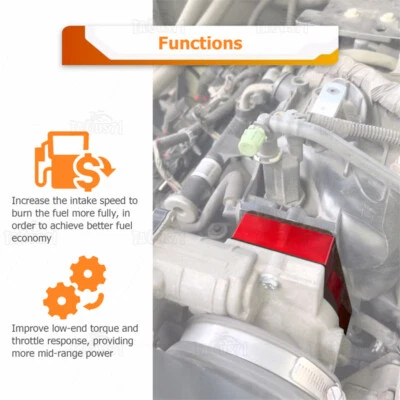 For 2000-2007 GMC Yukon XL 1500/2500 5.3L/6.0L/8.1L V8 - Throttle Body Spacer - Image 1 of 4