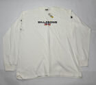 T-shirt vintage années 90 Billabong manches longues T-shirt blanc fabriqué aux États-Unis skate snowboard