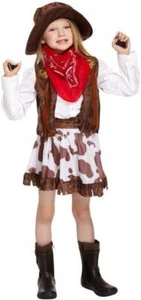 Childs Cowgirl Fancy Dress Fancy Dress Costume Age 10-12 Years - Picture 1 of 1