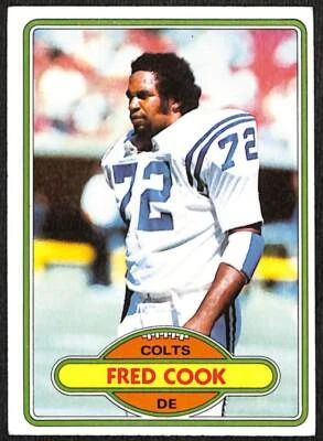 1980 Topps  Fred Cook #294   Baltimore Colts - Image 1 of 2