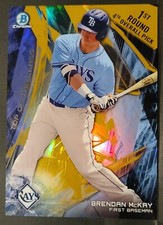 2017 Bowman Chrome Top of the Class Box Topper GOLD Brendan McKay 32/50 #TOC-BM