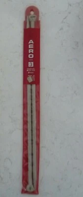 Aero Knitting needles, size 6.50 mm Plastic Size 3 -  30cm or 35cm or 40cm  - Image 1 of 3