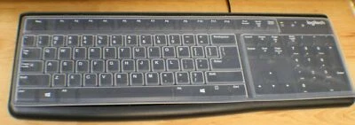 Desktop PC Keyboard Cover Protector Silicone Clear Spill Proof Skin Washable - Image 1 of 4