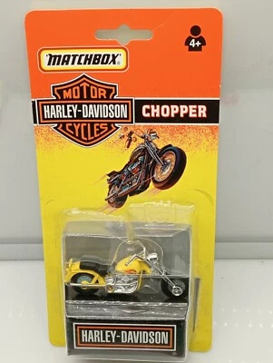 Matchbox Superfast / MB 391 - Harley Davidson Chopper - Желтый - Модель Мотоцикла - Изображение 1 из 4