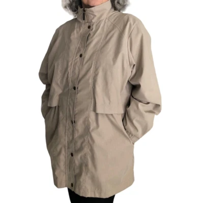 Chaqueta cortavientos NORDSTROM para mujer talla 16-18 beige ligero/bronceado Foto 1 de 4