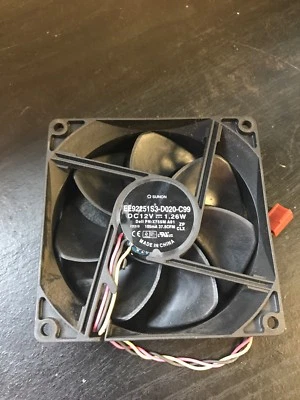Sunon rear case fan EE92251S3-D020-C99 12V Dell X755M - Image 1 of 2