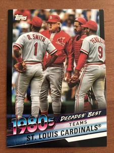 ST. LOUIS CARDINALS 2020 Topps Series 2 DECADES' BEST BLACK PARALLEL /299 DB-53