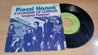 PROCOL HARUM A souvenir of London 7" SPAIN PROMO SINGLE UNIQUE COVER RARE 1973 - Image 1 of 3
