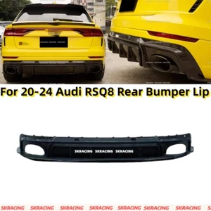 Dry Carbon Fiber Rear Bumper Diffuser Lip Bodykit Fits For Audi RSQ8 2020-2024 - Picture 1 of 6