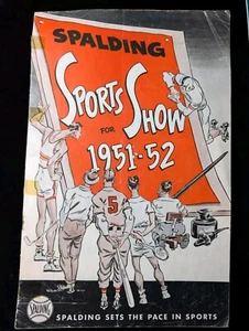 Spalding Sports Show für 1951 - 1952 Booklet Magazin Comic Leichtathletik siehe Detail - Bild 1 von 12
