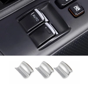 Chrome Window Lift Panel Switch Trim For Toyota FJ Cruiser 2007-2014 ABS 3PCS - Foto 1 di 10