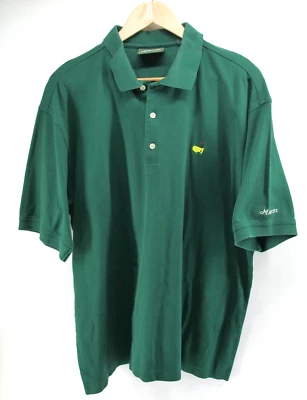 Masters Collection Polo Shirt Green 60s two-ply Mercerized Cotton Men's XL - Image 1 of 4