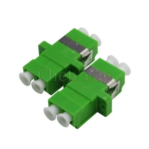 100pcs LC APC Duplex single-mode Fiber Optic Adapter LC Optical Fiber Coupler - Picture 1 of 5
