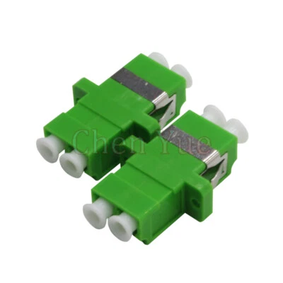 100pcs LC APC Duplex single-mode Fiber Optic Adapter LC Optical Fiber Coupler - Image 1 of 4
