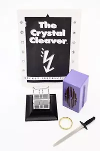 Vintage The Crystal Cleaver di Tenyo (Milton Bradley Magic Works) trucco magico - Foto 1 di 4