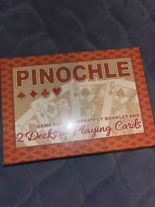 Neu/Versiegelt ""Pinochle"" Kartenspiel von Cartamundi - 2 Spielkartendecks mit Regeln - Bild 1 von 2