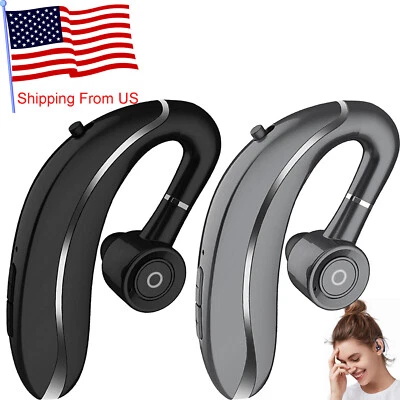 Wireless Earpiece Bluetooth Headset Sport Earphone with Mic Hands-free Call - Image 1 of 4
