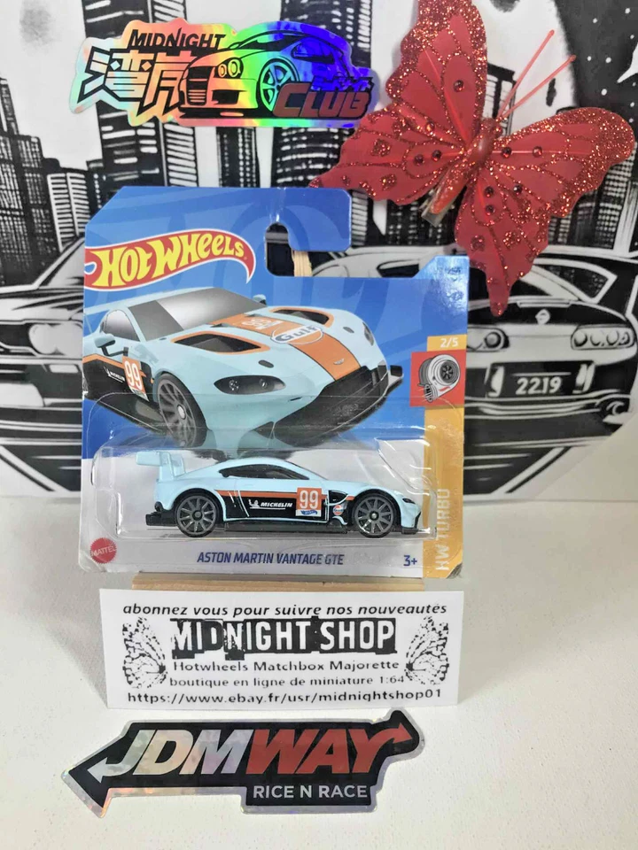 hot wheels aston martin vantage gte neuf en boite collection matchbox 1:64 - Photo 1/1