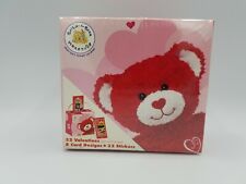 Build-A-Bear Worksho 32 Valentines Day Cards Mailbox Count 8 Designs 32 Stickers