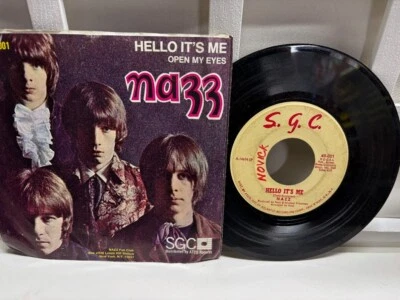 NAZZ/ TODD RUNDGREN: Hello It's Me / Open My Eyes  45 RPM with Sleeve~ 1968 Foto 1 de 4